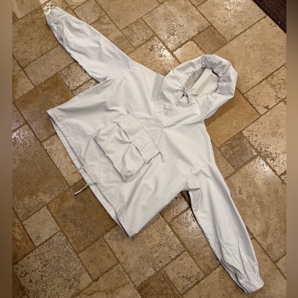 Maison Margiela Poly Coated White/Cream Anorak Hooded Jacket - Picture 4 of 16